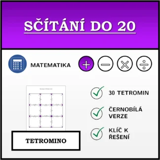 Tetromino: Sčítání do 20