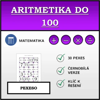 Pexeso: Aritmetika do 100