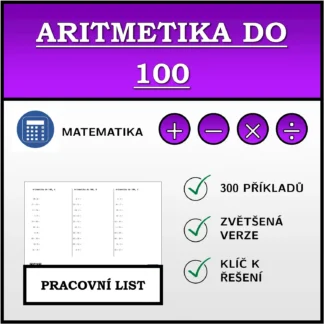 Pracovní list: Aritmetika do 100