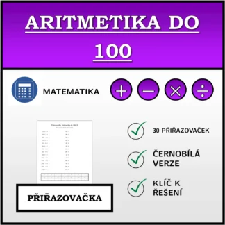 Přiřazovačka: Aritmetika do 100