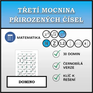 Domino: Třetí mocnina přirozených čísel