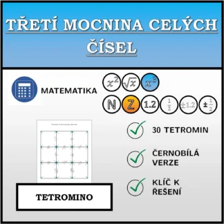 Tetromino: Třetí mocnina celých čísel