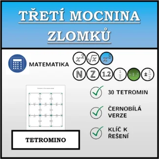 Tetromino: Třetí mocnina zlomků