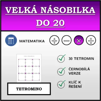 Tetromino: Velká násobilka do 20