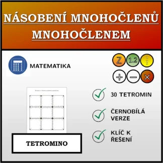 Tetromino: Násobení mnohočlenů mnohočlenem