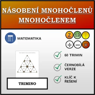 Trimino: Násobení mnohočlenů mnohočlenem