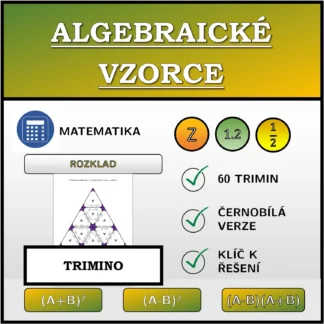 Trimino: Algebraické vzorce, rozklad