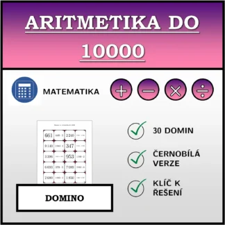 Domino: Aritmetika do 10000