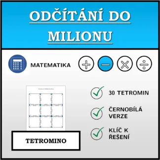 Tetromino: Odčítání do milionu