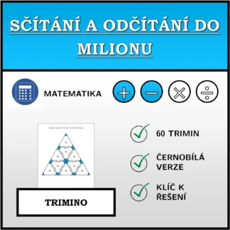 Trimino: Sčítání a odčítání do milionu