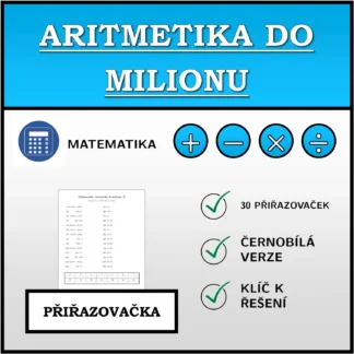 Přiřazovačka: Aritmetika do milionu