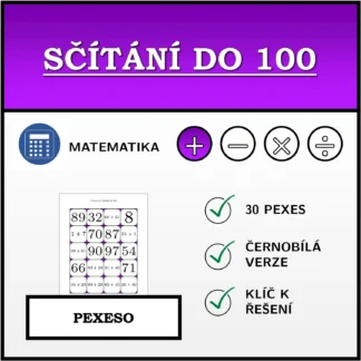 Pexeso: Sčítání do 100