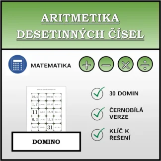 Domino: Aritmetika desetinných čísel
