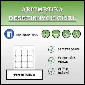 Tetromino: Aritmetika desetinných čísel