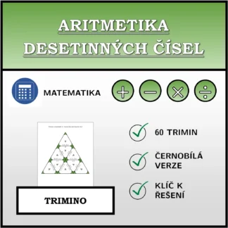 Trimino: Aritmetika desetinných čísel