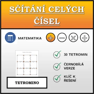Tetromino: Sčítání celých čísel