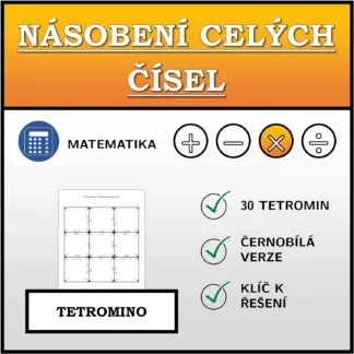 Tetromino: Násobení celých čísel