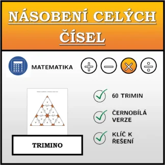 Trimino: Násobení celých čísel