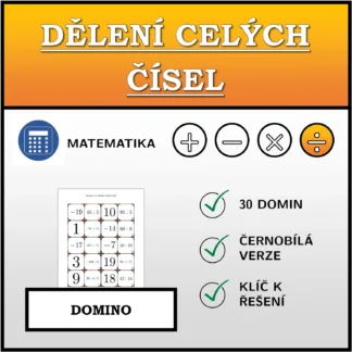 Domino: Dělení celých čísel