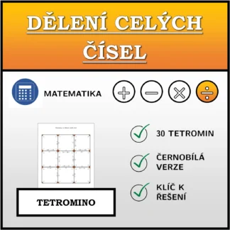 Tetromino: Dělení celých čísel