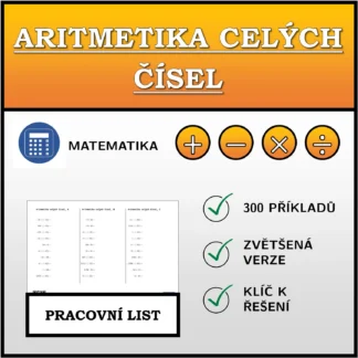 Pracovní list: Aritmetika celých čísel
