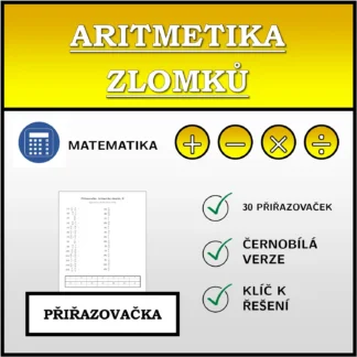 Přiřazovačka: Aritmetika zlomků