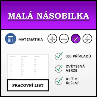 Pracovní list: Malá násobilka