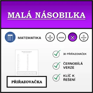 Přiřazovačka: Malá násobilka