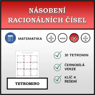 Tetromino: Násobení racionálních čísel