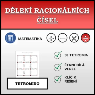 Tetromino: Dělení racionálních čísel