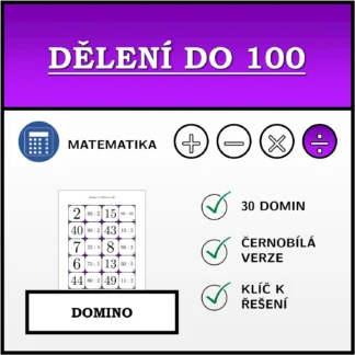 Domino: Dělení do 100
