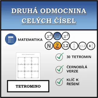 Tetromino: Druhá odmocnina celých čísel
