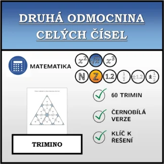 Trimino: Druhá odmocnina celých čísel