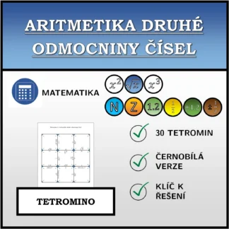Tetromino: Aritmetika druhé odmocniny čísel