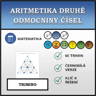 Trimino: Aritmetika druhé odmocniny čísel